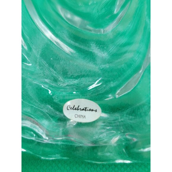 Virgin Mary & Child Statue 8" Tall Religious Clear Glass Figurine Spiritual Gift - Picture 7 of 8